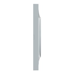 Plaque de finition Odace Styl S520708B1 Pierre (Pantone 429C) 4 postes