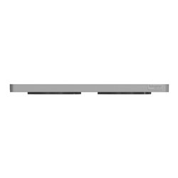 Plaque de finition Odace Touch S530804J Aluminium et aluminium brossé 2 postes