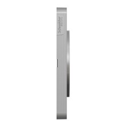 Plaque de finition Odace Touch S530804J Aluminium et aluminium brossé 2 postes