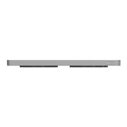 Plaque de finition Odace Touch S530804V Aluminium et ardoise 2 postes