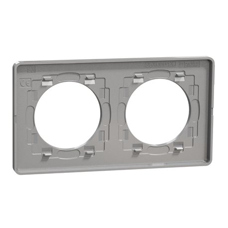 Odace Doppelschieber Aus Aluminium – Schraubmontage, 10A 250V, IP21, IK04
