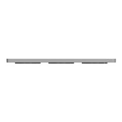 Plaque de finition Odace Touch S530806 Aluminium 3 postes