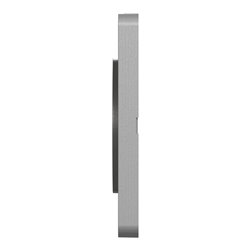 Plaque de finition Odace Touch S530806KG Kvadrat en tissus Perle liseré aluminium 3 postes