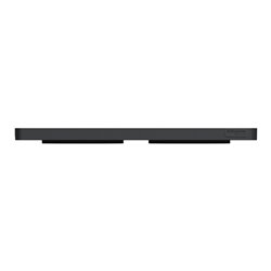 Plaque de finition Odace Touch S540804L Bronze brossé et anthracite 2 postes