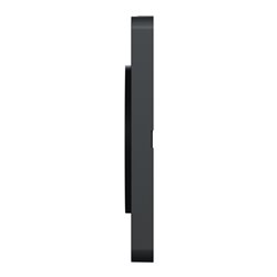 Plaque de finition Odace Touch S540804KB Kvadrat en tissus Ombre et liseré anthracite 2 postes