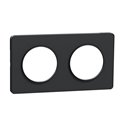 Plaque de finition Odace Touch S540804 Anthracite 2 postes