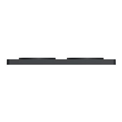 Plaque de finition Odace Touch S540804 Anthracite 2 postes