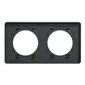 Plaque de finition Odace Touch S540804 Anthracite 2 postes