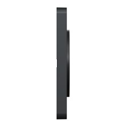 Plaque de finition Odace Touch S540802P4 Anthracite et zingana 1 poste