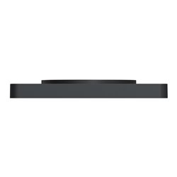 Plaque de finition Odace Touch S540802P4 Anthracite et zingana 1 poste