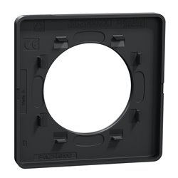 Plaque de finition Odace Touch S540802L Bronze brossé et anthracite 1 poste