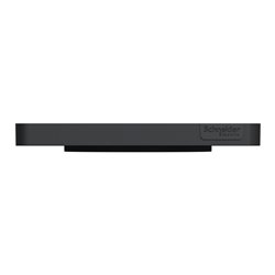Plaque de finition Odace Touch S540802L Bronze brossé et anthracite 1 poste