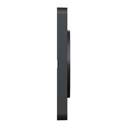Plaque de finition Odace Touch S540802J Anthracite et aluminium brossé 1 poste