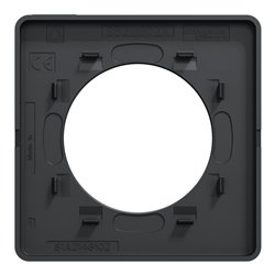 Plaque de finition Odace Touch S540802 Anthracite 1 poste