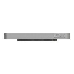 Plaque de finition Odace Touch S530816V Aluminium et ardoise 3 postes verticaux