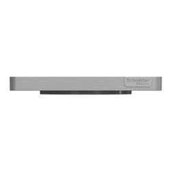 Plaque de finition Odace Touch S530814V Aluminium et ardoise 3 postes verticaux