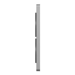 Plaque de finition Odace Touch S530814 Aluminium 2 postes verticaux