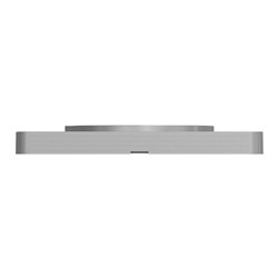 Plaque de finition Odace Touch S530814 Aluminium 2 postes verticaux