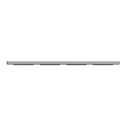 Plaque de finition Odace Touch S530808V Aluminium et ardoise 4 postes