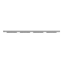 Plaque de finition Odace Touch S530808J Aluminium et aluminium brossé 4 postes
