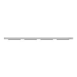 Plaque de finition Odace Touch S530808 Aluminium 4 postes