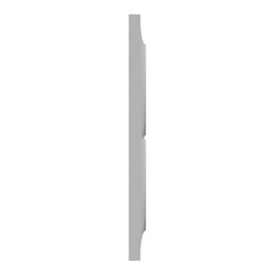Plaque de finition Odace Styl S520714E Aluminium 2 postes