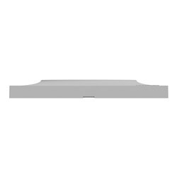 Plaque de finition Odace Styl S520714E Aluminium 2 postes