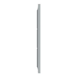 Plaque de finition Odace Styl S520716B1 Pierre (Pantone 429C) 3 postes