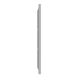 Plaque de finition Odace Styl S520716E Aluminium 3 postes