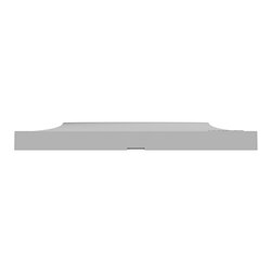 Plaque de finition Odace Styl S520716E Aluminium 3 postes
