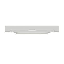 Plaque de finition Odace Styl S520732 Blanc 1 poste avec porte-étiquette