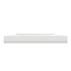 Plaque de finition Odace Styl S520732 Blanc 1 poste avec porte-étiquette