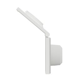 Plaque de finition Odace Styl S520772 Blanc 1 poste, avec cache souple