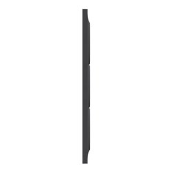 Plaque de finition Odace Styl S540716 Anthracite 3 postes verticaux