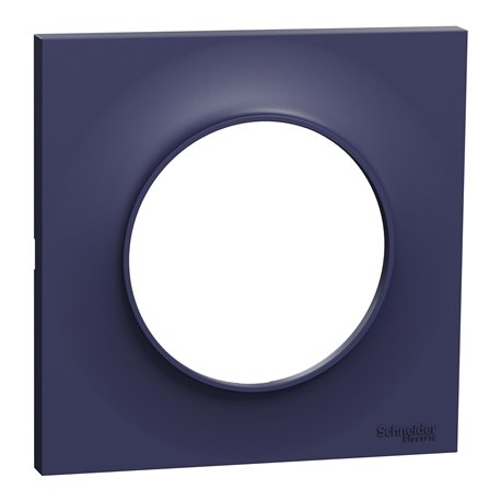 Plaque de finition Odace Styl S550702 Bleu cobalt 1 poste Plaque de finition Odace Styl S550702 Bleu cobalt 1 poste