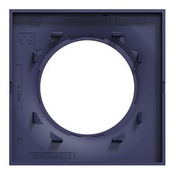 Plaque de finition Odace Styl S550702 Bleu cobalt 1 poste