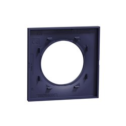 Plaque de finition Odace Styl S550702 Bleu cobalt 1 poste