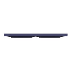 Plaque de finition Odace Styl S550704 Bleu cobalt 2 postes