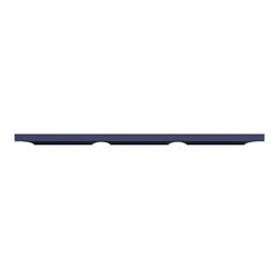 Plaque de finition Odace Styl S550706 Bleu cobalt 3 postes