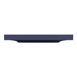 Plaque de finition Odace Styl S550714 Bleu cobalt 2 postes verticaux