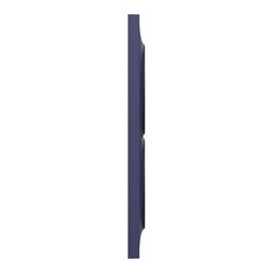 Plaque de finition Odace Styl S550714 Bleu cobalt 2 postes verticaux