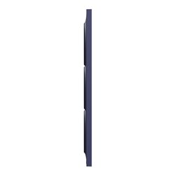 Plaque de finition Odace Styl S550716 Bleu cobalt 3 postes verticaux