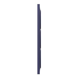 Plaque de finition Odace Styl S550716 Bleu cobalt 3 postes verticaux