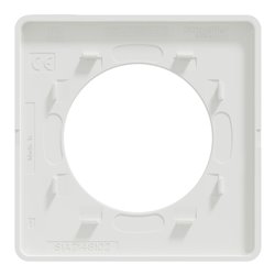 Plaque de finition Odace Touch S520802 Blanc 1 poste