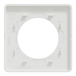 Plaque de finition Odace Touch S520802M Blanc et bois nordique 1 poste