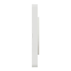 Plaque de finition Odace Touch S520802M Blanc et bois nordique 1 poste