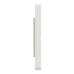 Plaque de finition Odace Touch S520802M Blanc et bois nordique 1 poste