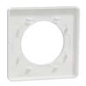 Plaque de finition Odace Touch S520802R Blanc et translucide blanc 1 poste