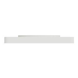 Plaque de finition Odace Touch S520802R Blanc et translucide blanc 1 poste