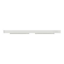 Plaque de finition Odace Touch S520804 Blanc 2 postes
